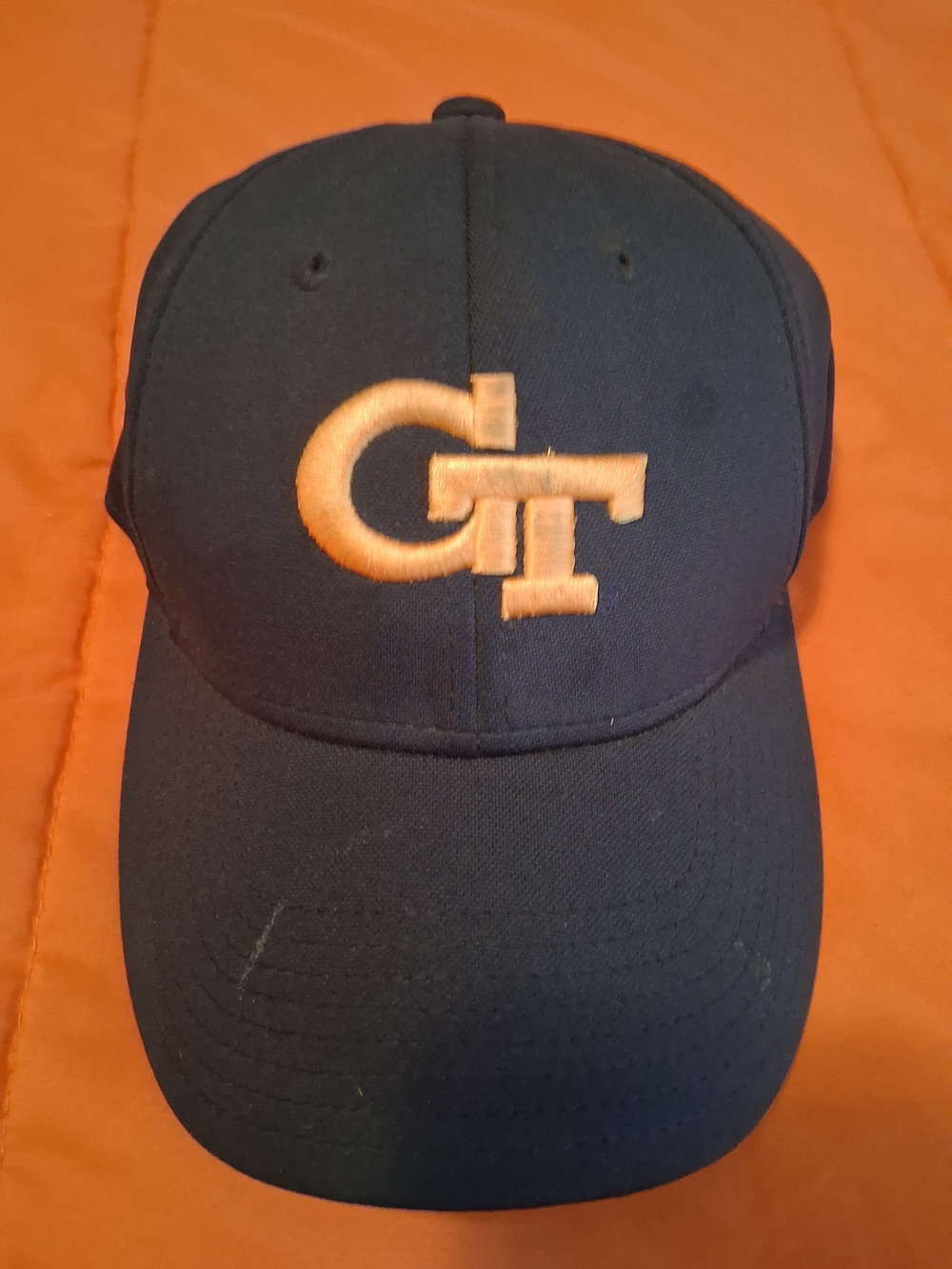 American Needle Georgia Tech Yellow Jackets Navy Cap Hat, Fitted Size XL